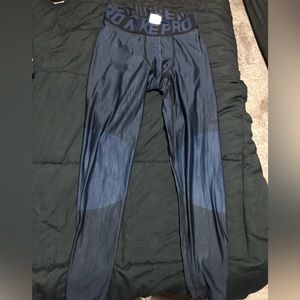 Navy blue Nike compression, tights, pro combat size XL men’s